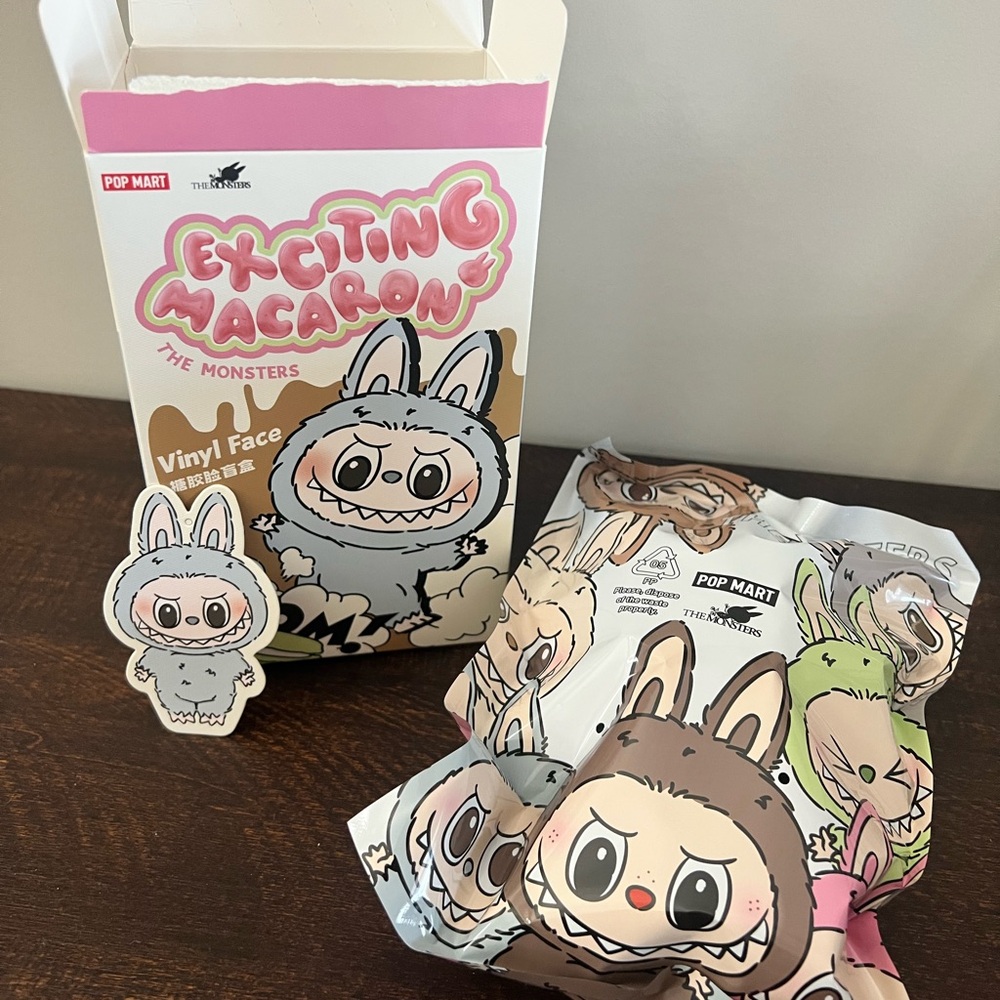 Pop Mart The Monsters Labubu Exciting Macaron Blind Box - Sea Salt Coconut